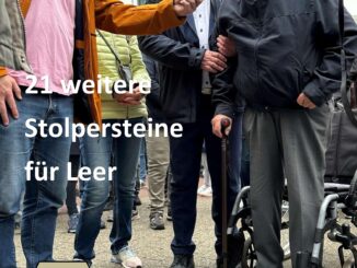 Stolpersteine für Leer - Broschüre 2025