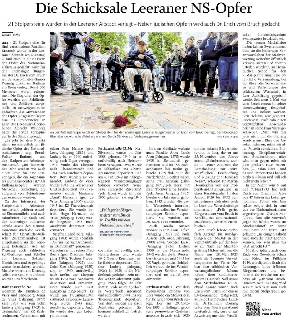 Ostfriesen Zeitung vom 4. Juni 2025 (Seite13)