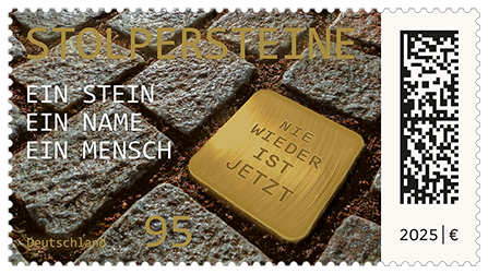 Gestaltung des Postwertzeichens und der Ersttagsstempel: Jennifer Dengler, Bonn Darstellung: Adobe Firefly, nachbearbeitet durch Jennifer Dengler