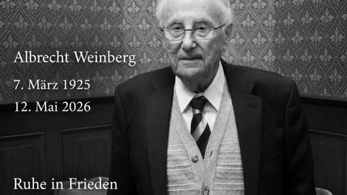 Albrecht Weinberg Foto: Bernd-Volker Brahms